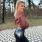 Korkea vyötäröhousu