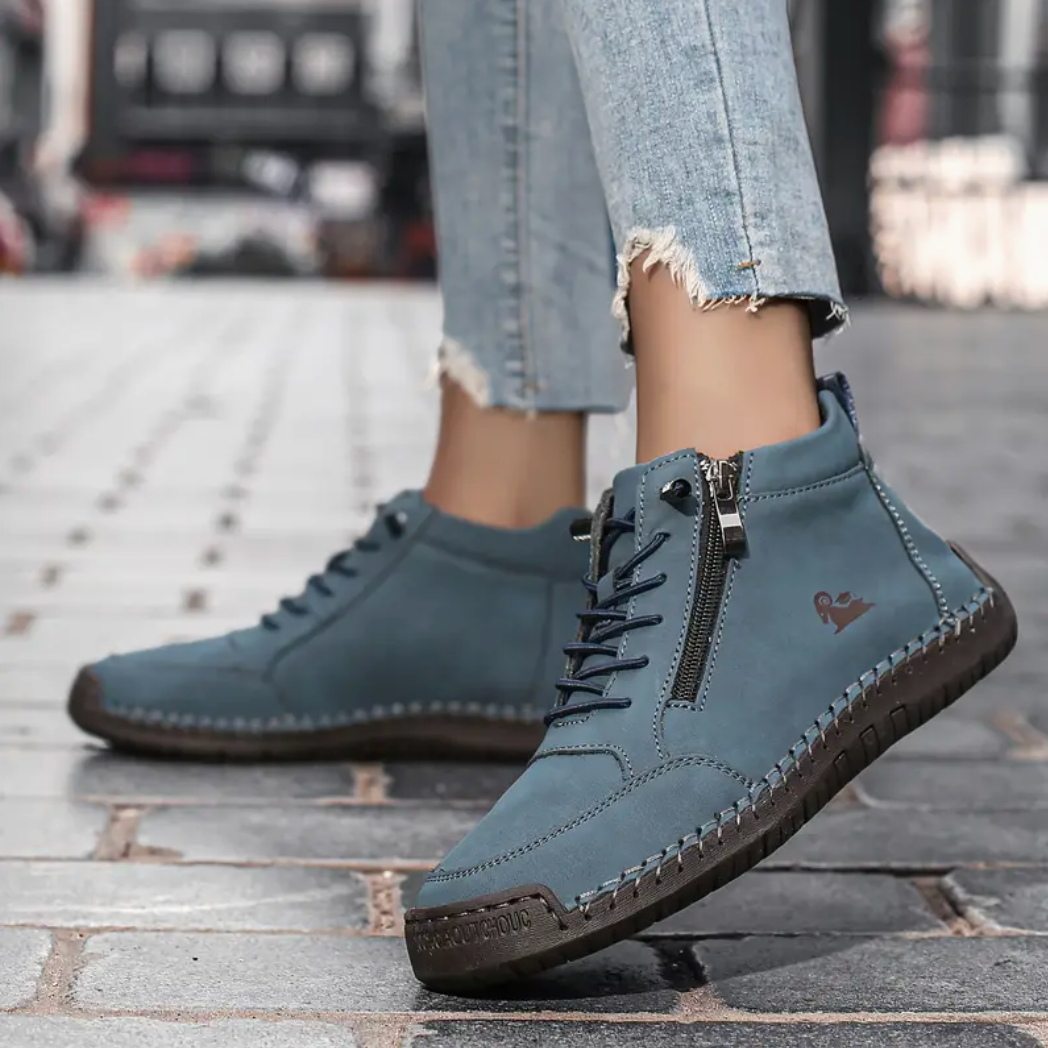 VogaDeck DoubleZip – Zapatillas Confort y Soporte Ortopédico 