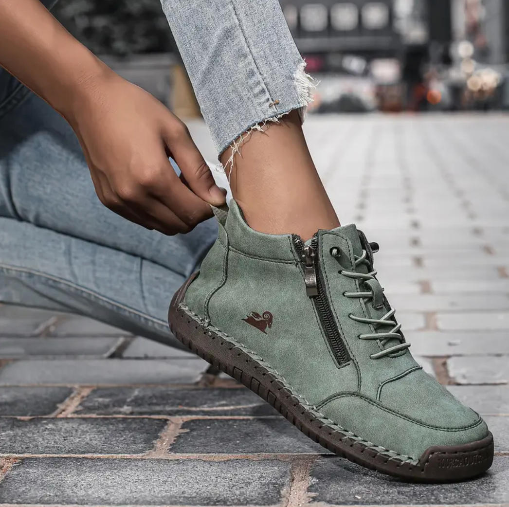 VogaDeck DoubleZip – Zapatillas Confort y Soporte Ortopédico 