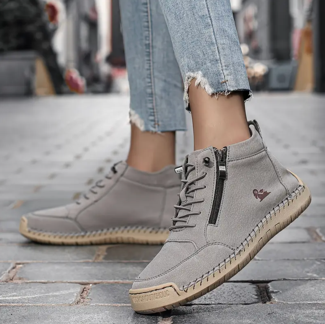 VogaDeck DoubleZip – Zapatillas Confort y Soporte Ortopédico 