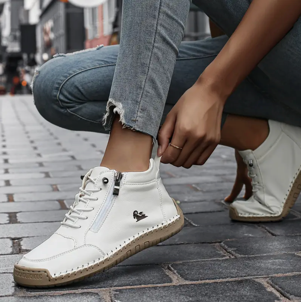 VogaDeck DoubleZip – Zapatillas Confort y Soporte Ortopédico 