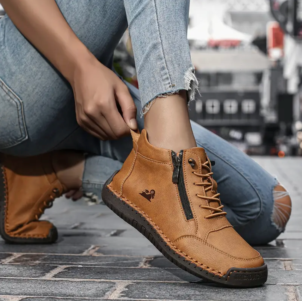 VogaDeck DoubleZip – Zapatillas Confort y Soporte Ortopédico 