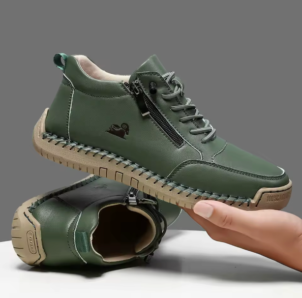 VogaDeck DoubleZip – Zapatillas Confort y Soporte Ortopédico 