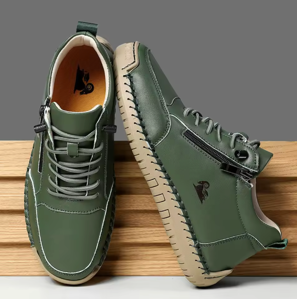 VogaDeck DoubleZip – Zapatillas Confort y Soporte Ortopédico 