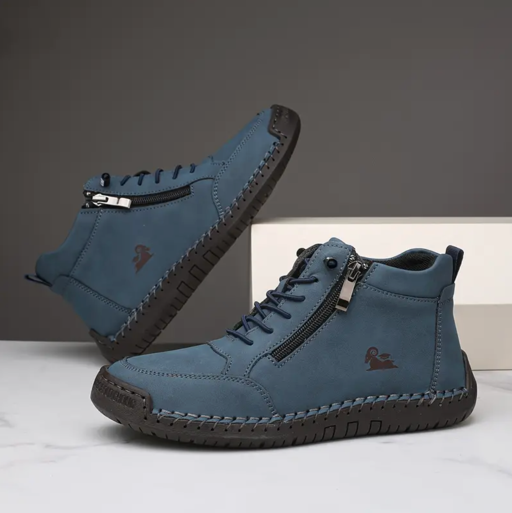 VogaDeck DoubleZip – Zapatillas Confort y Soporte Ortopédico 