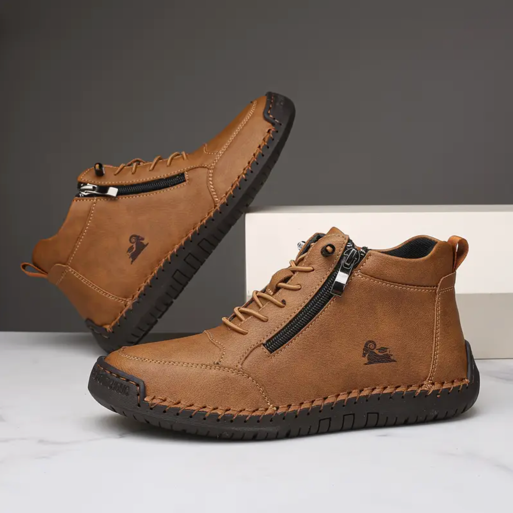 VogaDeck DoubleZip – Zapatillas Confort y Soporte Ortopédico 