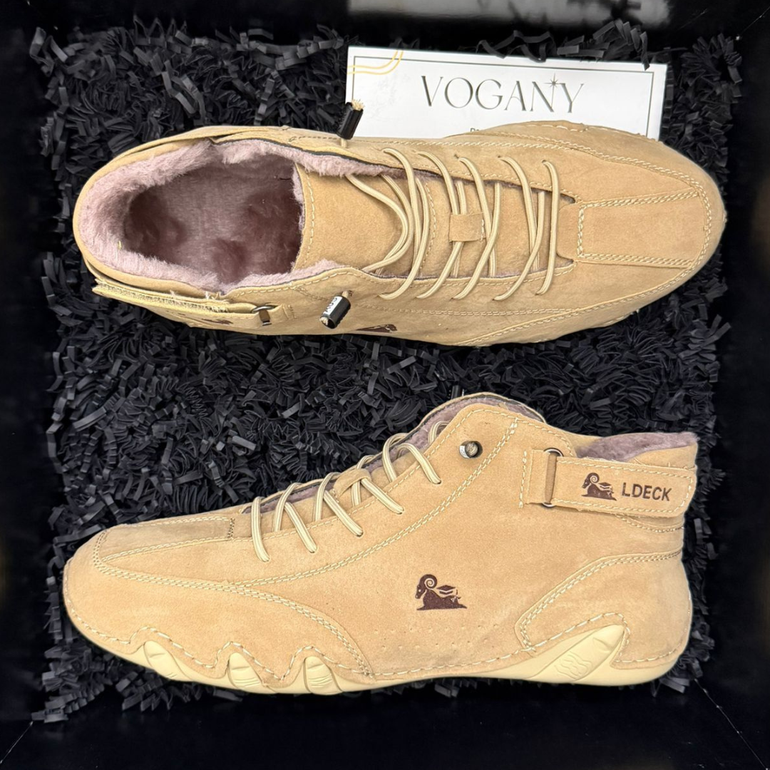 VogLdeck 3.0 – Zapatos ortopédicos de invierno forrados de piel 