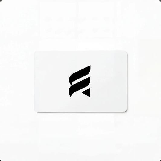 بطاقة هدايا بيضاء 